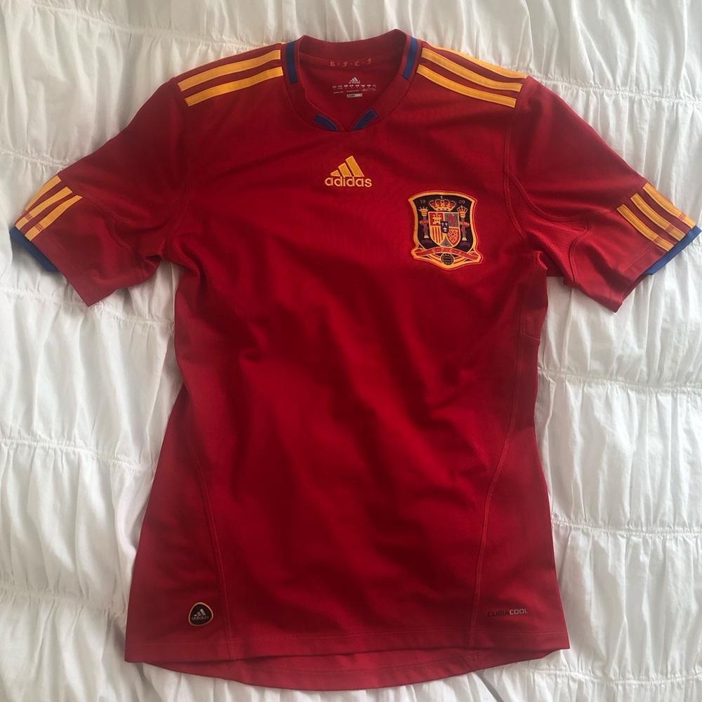 adidas Spain national team soccer jersey